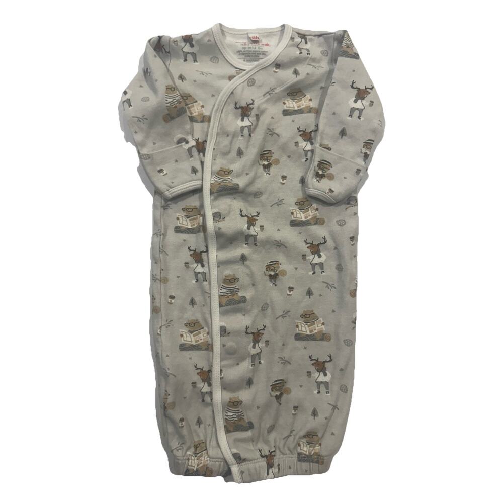Magnetic Me Baby Sleeper NB 0-3M Magnetic Closure Organic Cotton Moose